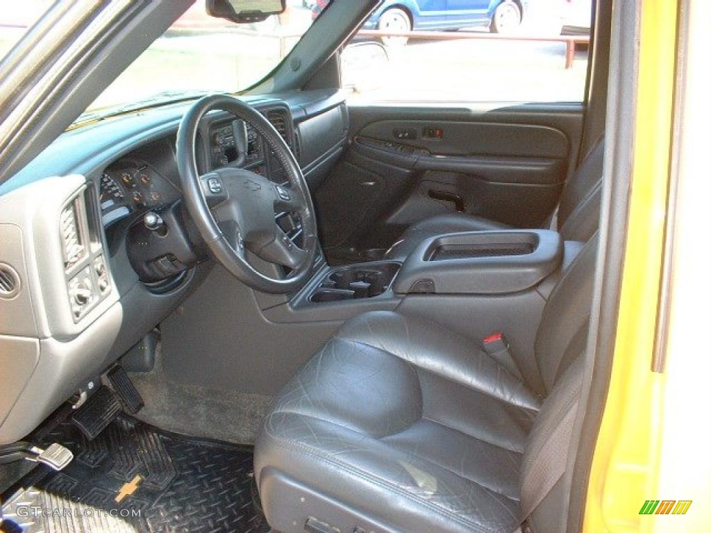 2003 Avalanche Z66 - Yellow / Dark Charcoal photo #7
