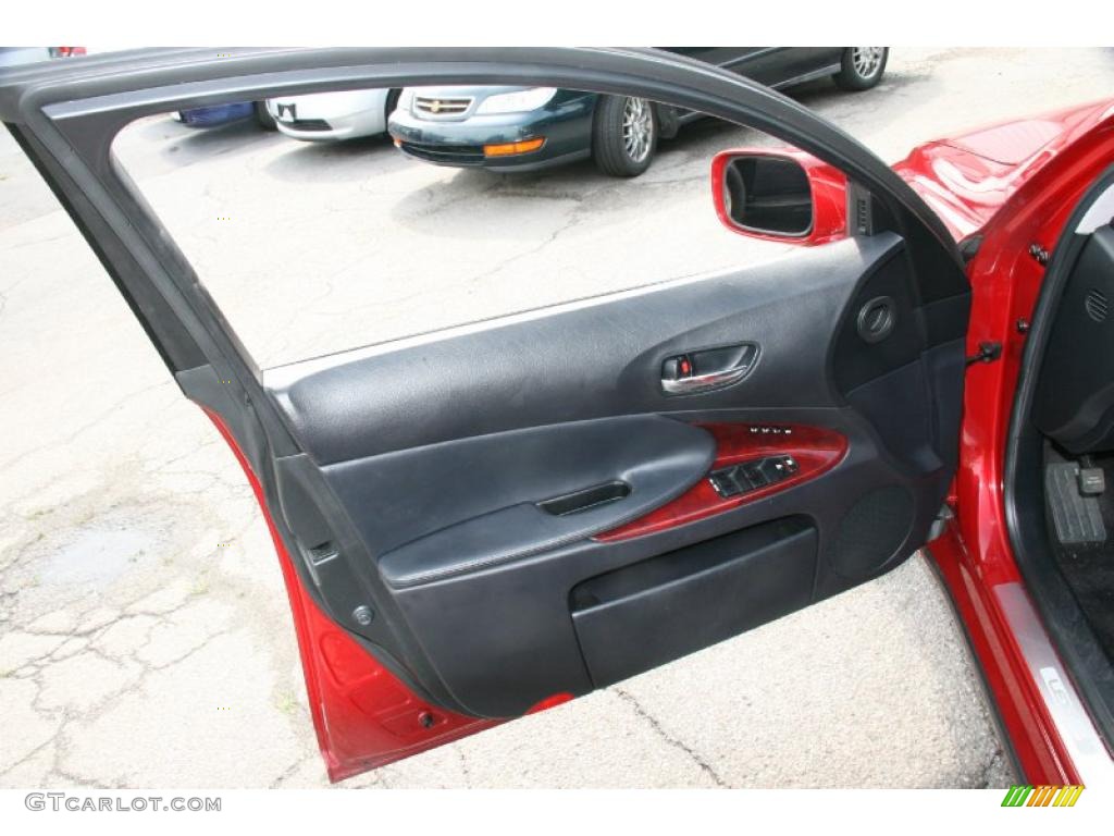 2006 GS 300 AWD - Matador Red Mica / Black photo #13