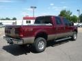 2004 Dark Toreador Red Metallic Ford F350 Super Duty XLT Crew Cab 4x4  photo #4
