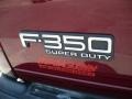 2004 Dark Toreador Red Metallic Ford F350 Super Duty XLT Crew Cab 4x4  photo #12