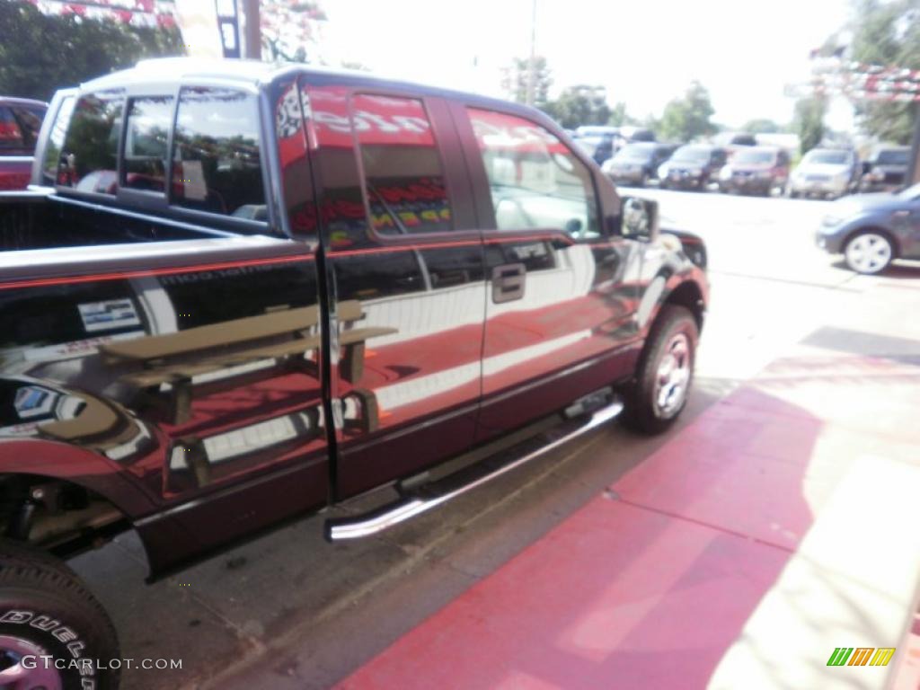 2006 F150 XLT SuperCab 4x4 - Black / Medium/Dark Flint photo #28