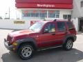2006 Inferno Red Pearl Jeep Liberty Renegade 4x4  photo #1