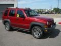 2006 Inferno Red Pearl Jeep Liberty Renegade 4x4  photo #3
