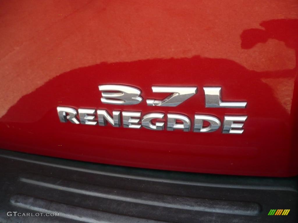 2006 Liberty Renegade 4x4 - Inferno Red Pearl / Medium Slate Gray photo #11