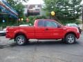 2008 Bright Red Ford F150 STX SuperCab 4x4  photo #6