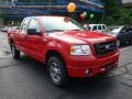 2008 Bright Red Ford F150 STX SuperCab 4x4  photo #10