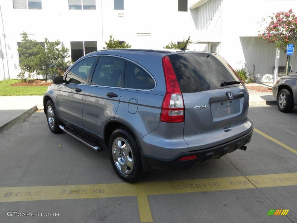 2007 CR-V LX - Glacier Blue Metallic / Gray photo #5