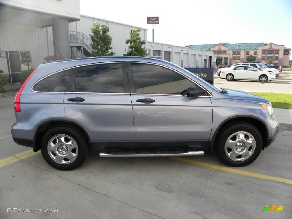 2007 CR-V LX - Glacier Blue Metallic / Gray photo #8