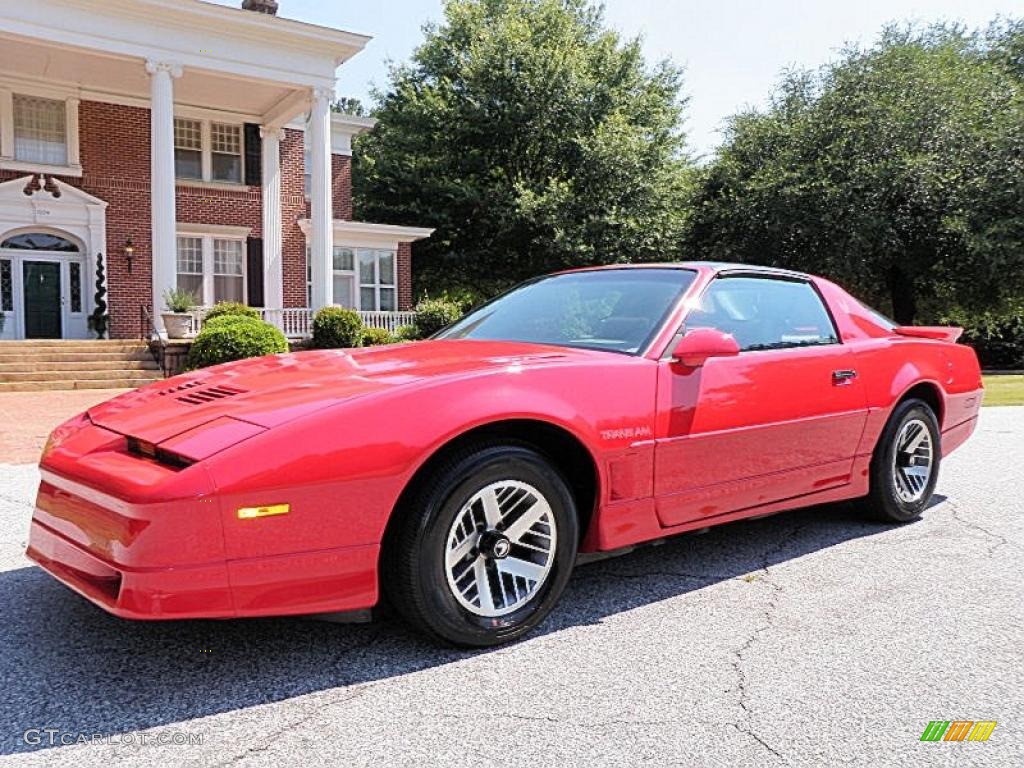 1989 Firebird Trans Am Coupe - Brilliant Red / Gray photo #3