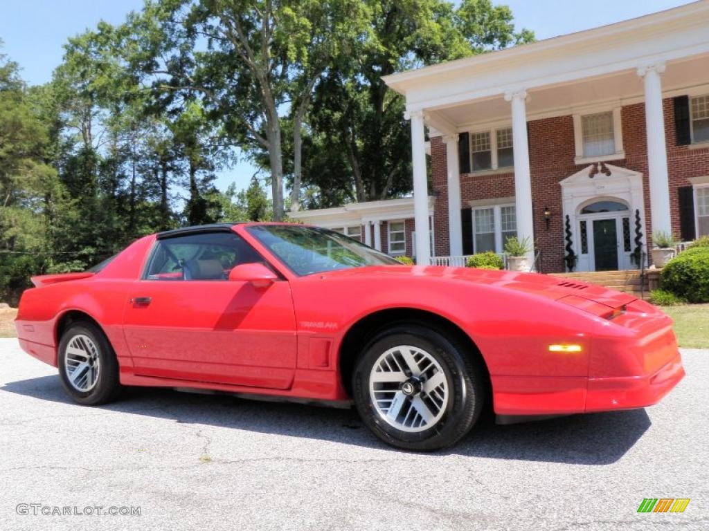 1989 Firebird Trans Am Coupe - Brilliant Red / Gray photo #11