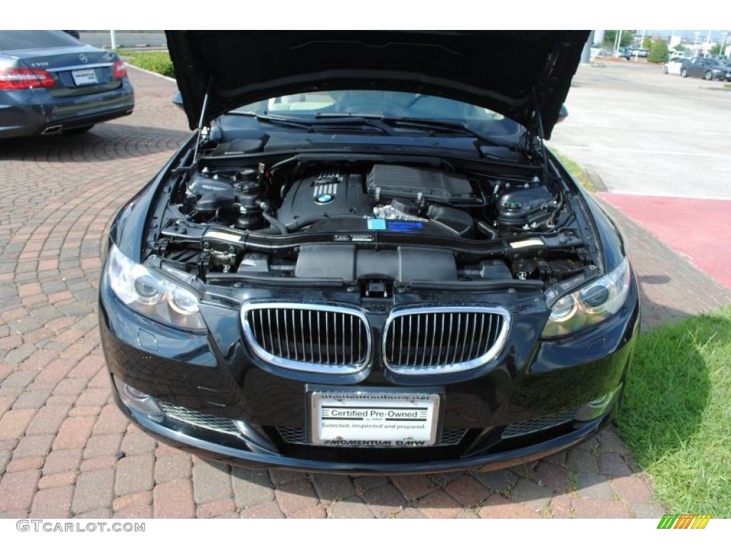 2007 3 Series 335i Convertible - Jet Black / Beige photo #19