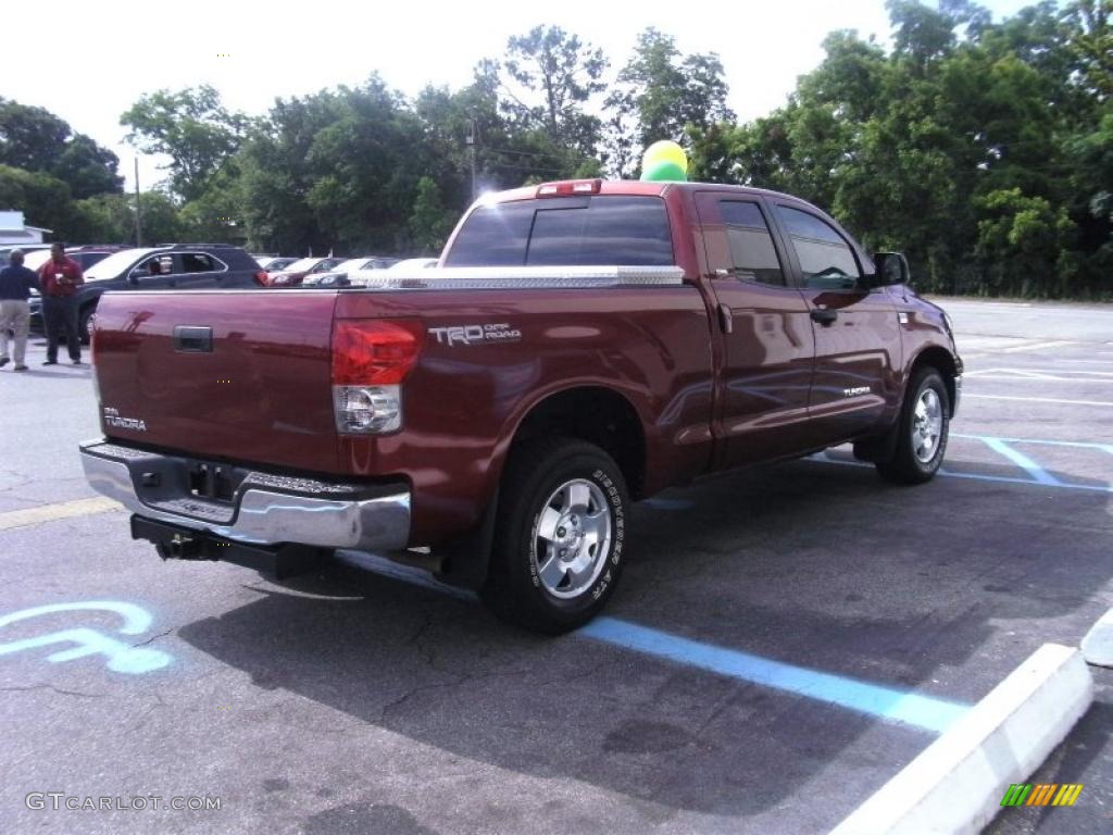 2007 Tundra SR5 TRD Double Cab - Salsa Red Pearl / Black photo #3