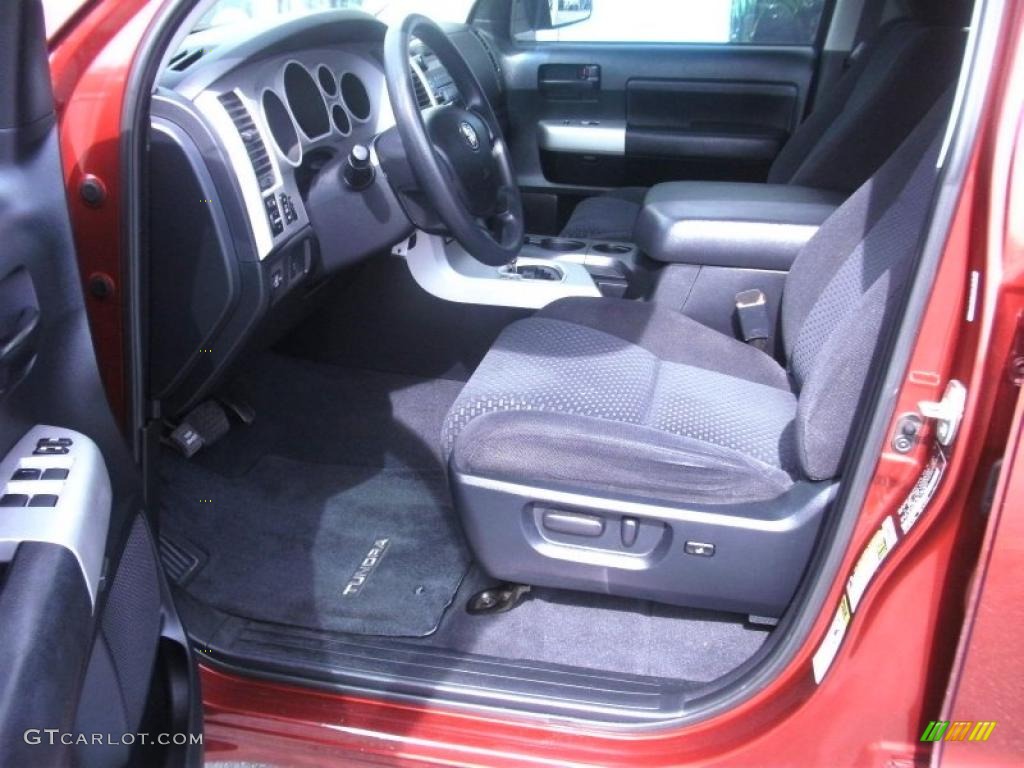 2007 Tundra SR5 TRD Double Cab - Salsa Red Pearl / Black photo #7