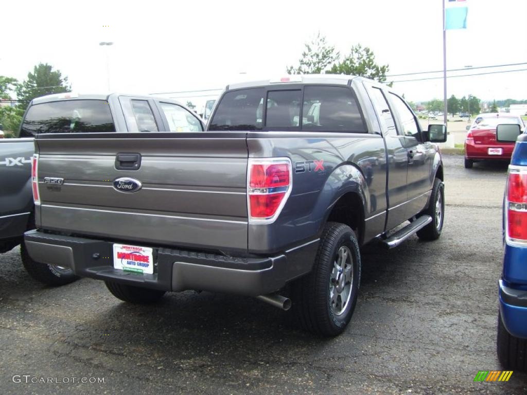 2010 F150 STX SuperCab 4x4 - Sterling Grey Metallic / Medium Stone photo #5