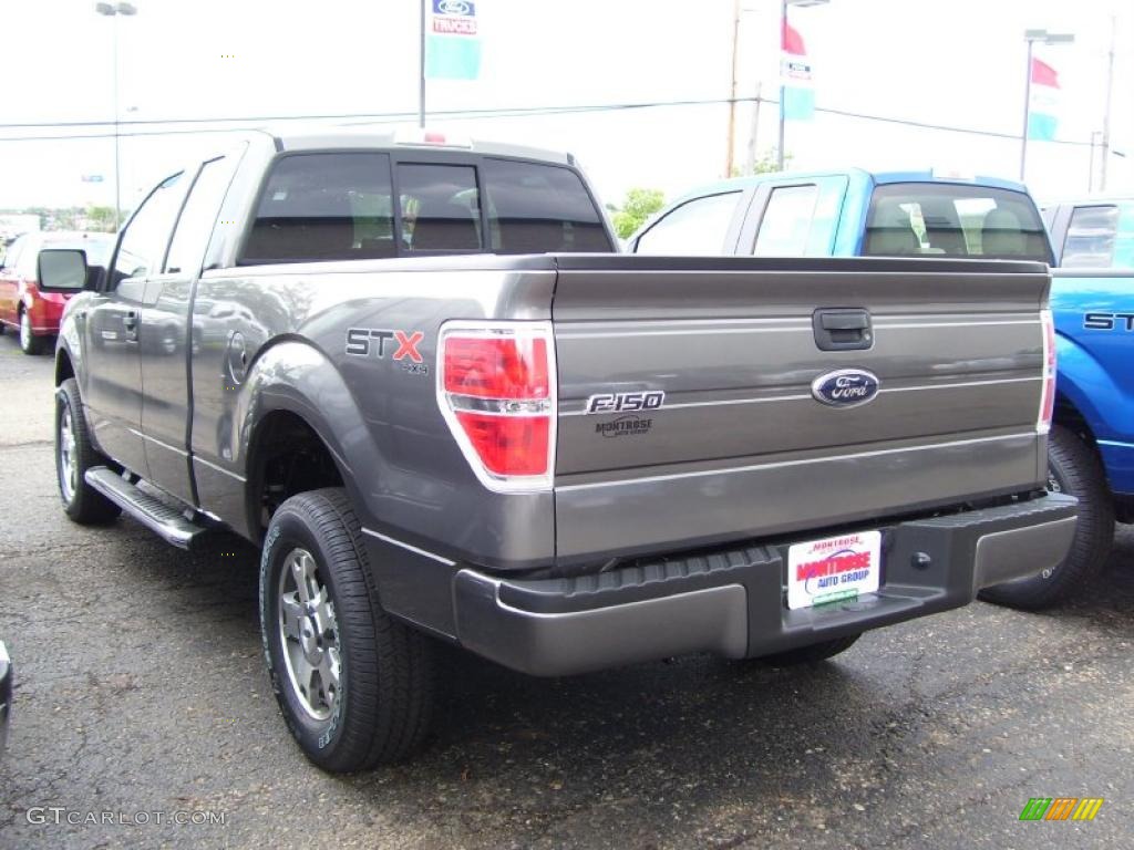 2010 F150 STX SuperCab 4x4 - Sterling Grey Metallic / Medium Stone photo #6