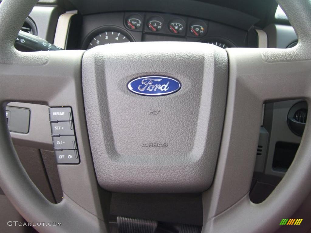 2010 F150 STX SuperCab 4x4 - Sterling Grey Metallic / Medium Stone photo #15