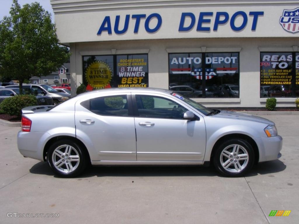 2009 Avenger R/T - Bright Silver Metallic / Dark Slate Gray photo #1