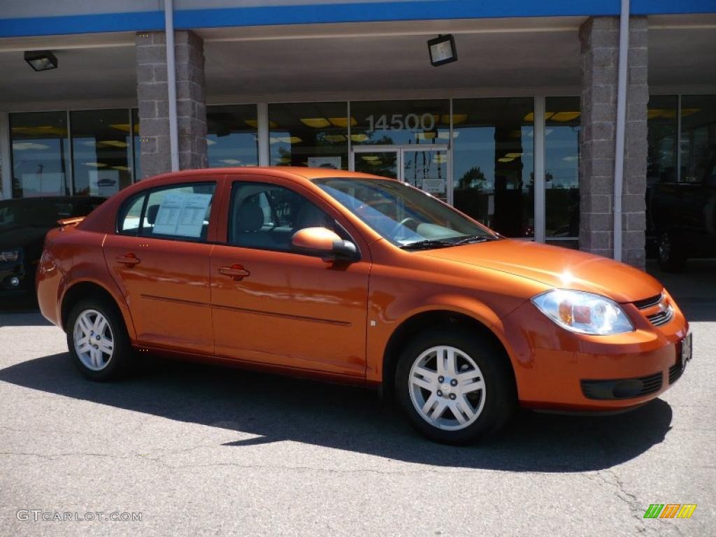 2006 Sunburst Orange Metallic Chevrolet Cobalt Lt Sedan