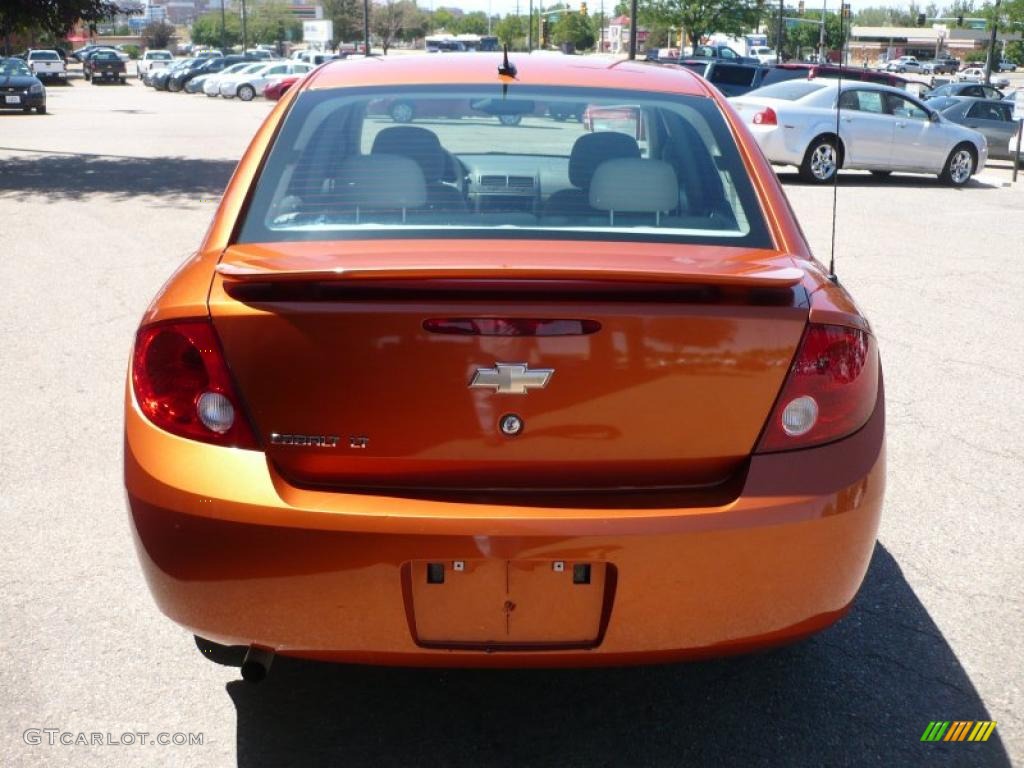 2006 Cobalt LT Sedan - Sunburst Orange Metallic / Gray photo #5