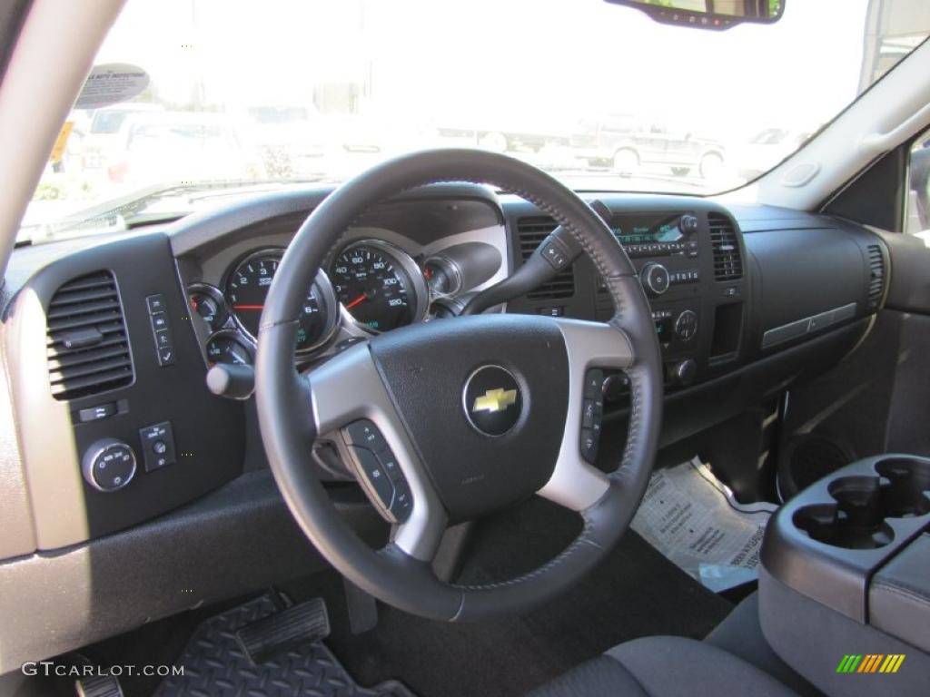 2009 Silverado 1500 LT Z71 Crew Cab 4x4 - Summit White / Light Titanium photo #6