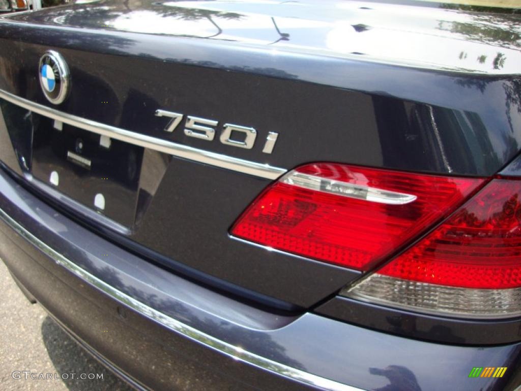 2008 7 Series 750i Sedan - Toledo Blue Metallic / Cream Beige photo #6