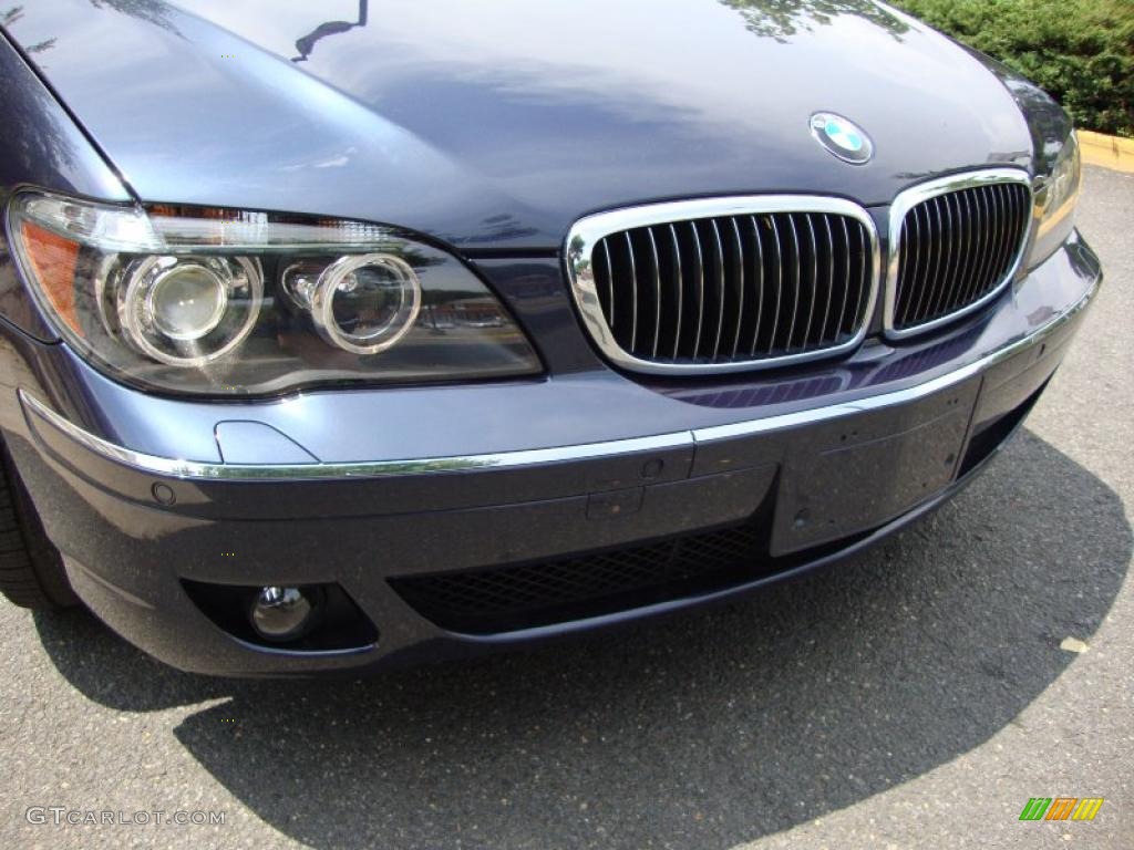2008 7 Series 750i Sedan - Toledo Blue Metallic / Cream Beige photo #9