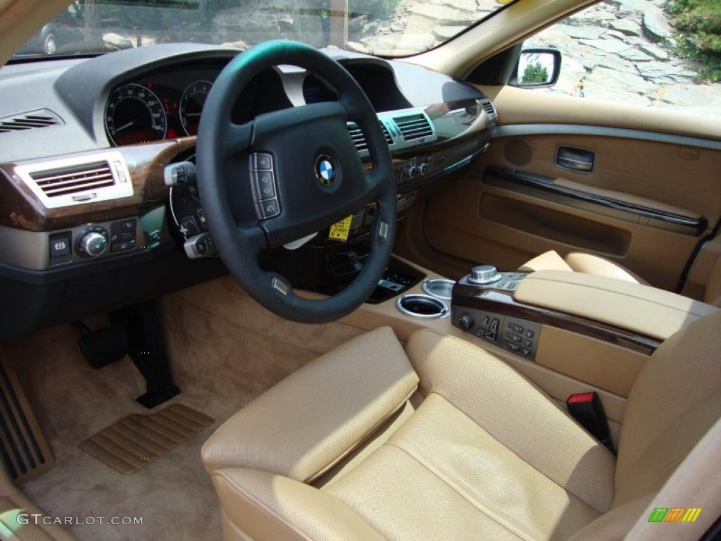 2008 7 Series 750i Sedan - Toledo Blue Metallic / Cream Beige photo #14