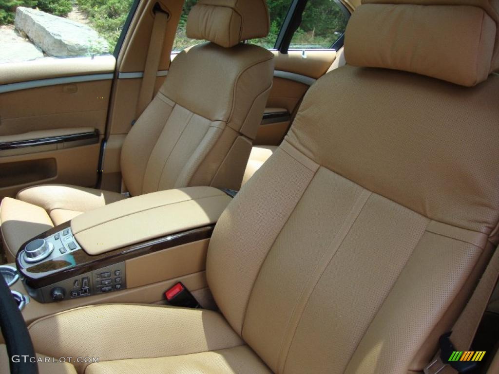 2008 7 Series 750i Sedan - Toledo Blue Metallic / Cream Beige photo #17