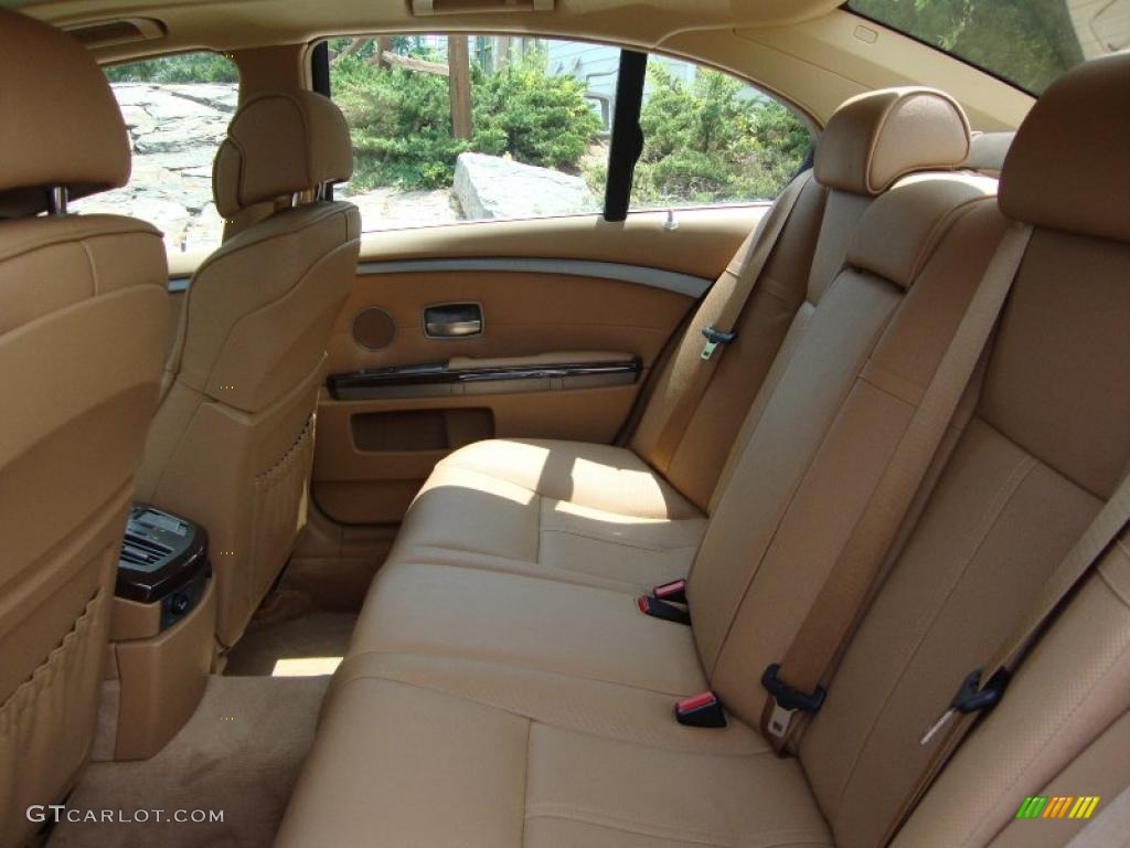 2008 7 Series 750i Sedan - Toledo Blue Metallic / Cream Beige photo #23