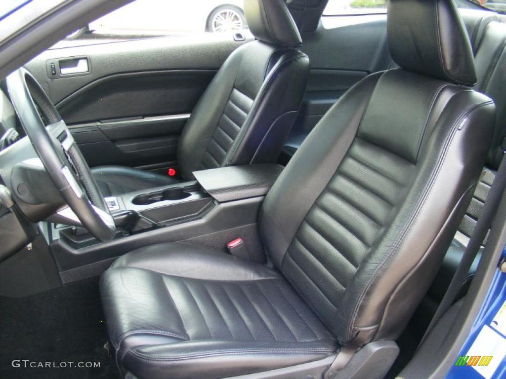 2007 Mustang GT Premium Coupe - Vista Blue Metallic / Dark Charcoal photo #9