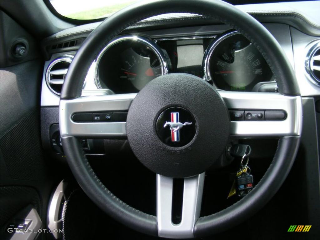 2007 Mustang GT Premium Coupe - Vista Blue Metallic / Dark Charcoal photo #16