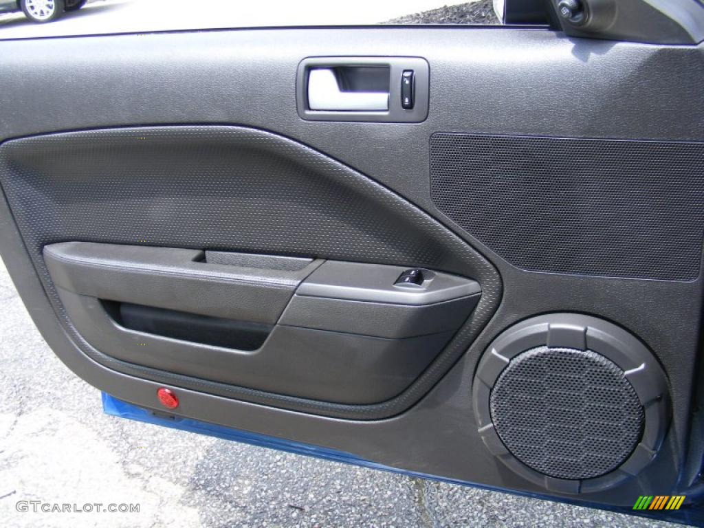 2007 Mustang GT Premium Coupe - Vista Blue Metallic / Dark Charcoal photo #25