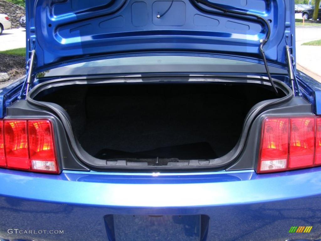 2007 Mustang GT Premium Coupe - Vista Blue Metallic / Dark Charcoal photo #26