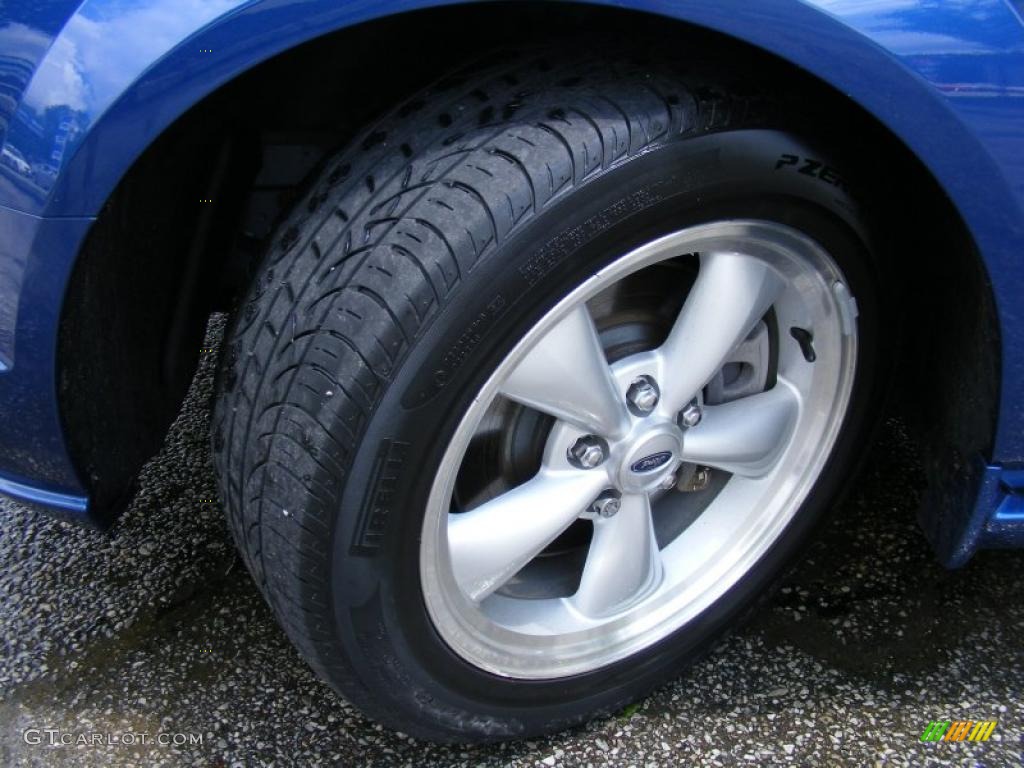 2007 Mustang GT Premium Coupe - Vista Blue Metallic / Dark Charcoal photo #28