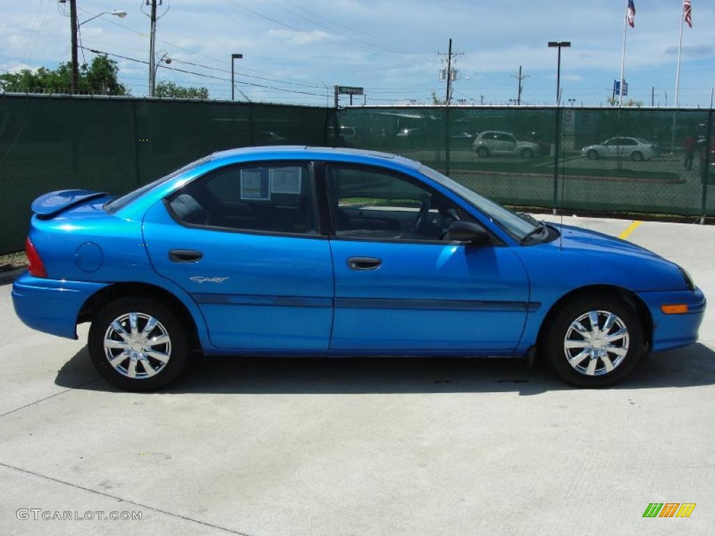 1998 Neon Highline Sedan - Intense Blue Pearl / Agate photo #2