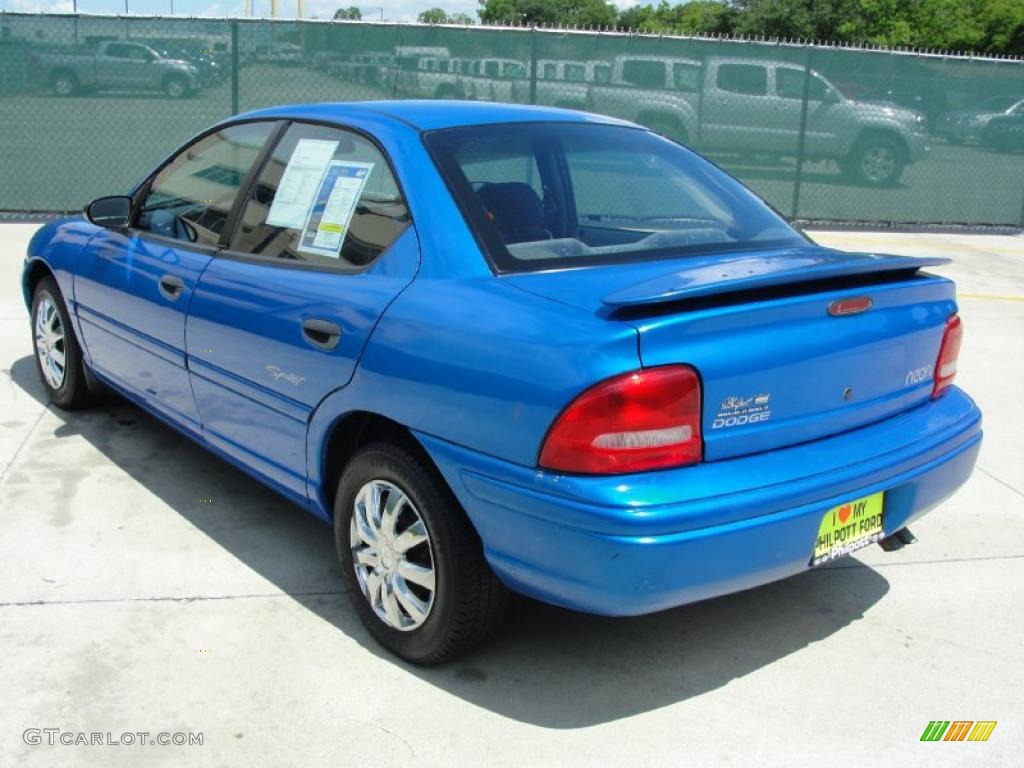 1998 Neon Highline Sedan - Intense Blue Pearl / Agate photo #5