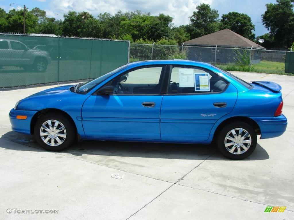 1998 Neon Highline Sedan - Intense Blue Pearl / Agate photo #6