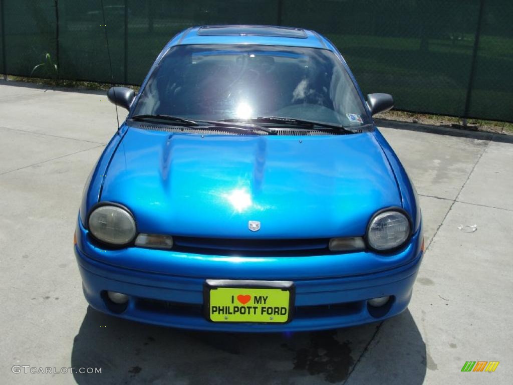 1998 Neon Highline Sedan - Intense Blue Pearl / Agate photo #8
