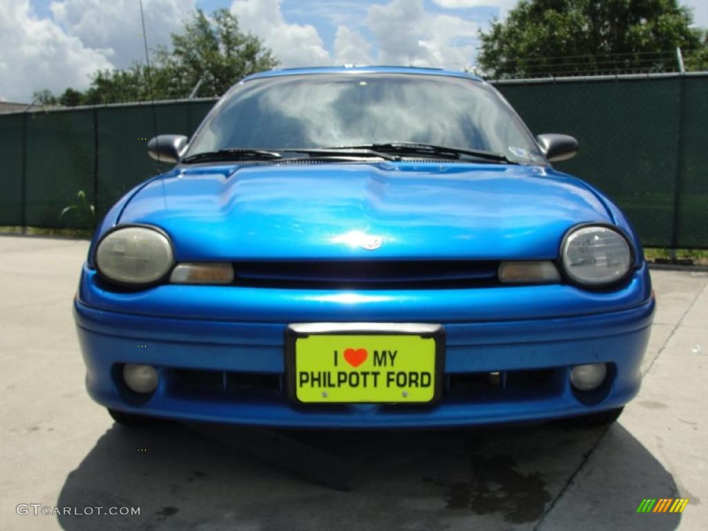 1998 Neon Highline Sedan - Intense Blue Pearl / Agate photo #9