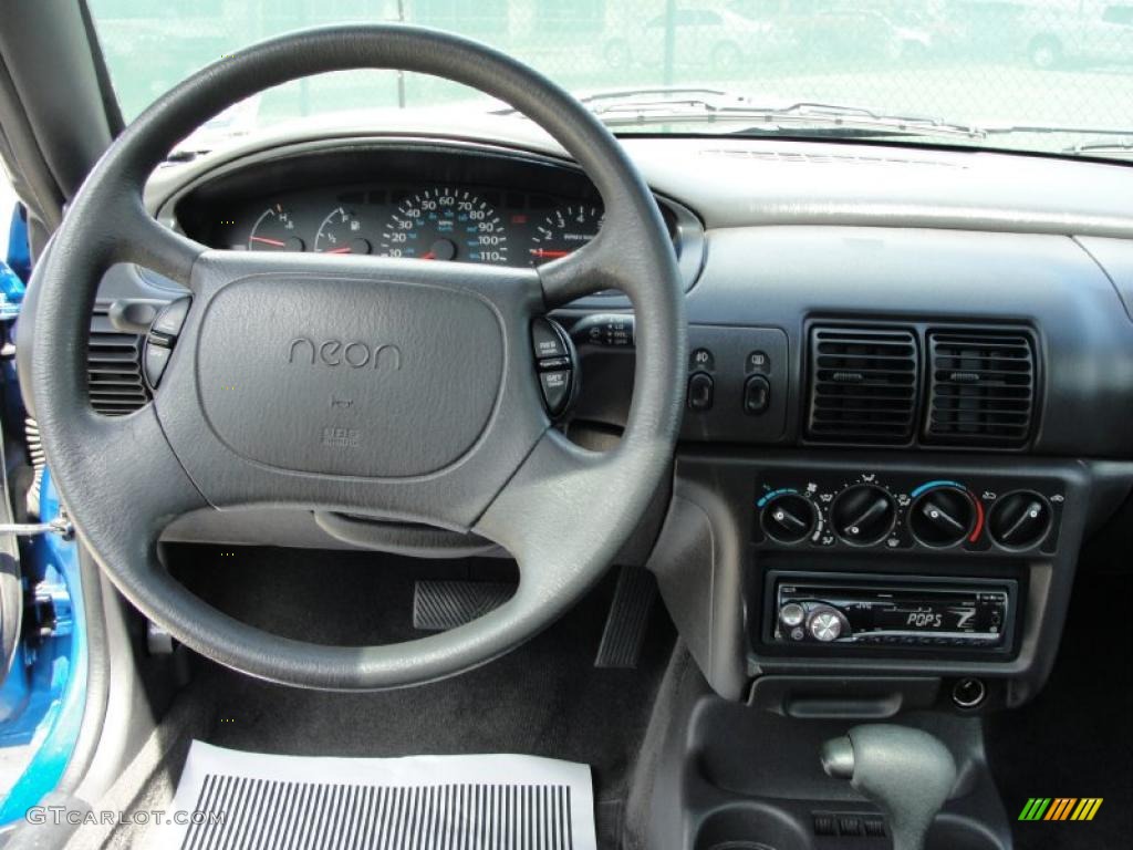 1998 Neon Highline Sedan - Intense Blue Pearl / Agate photo #36