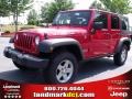 Flame Red - Wrangler Unlimited Rubicon 4x4 Photo No. 1