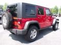 Flame Red - Wrangler Unlimited Rubicon 4x4 Photo No. 3