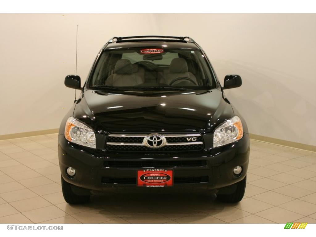 2008 RAV4 Limited V6 4WD - Black / Ash photo #2