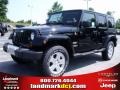Black - Wrangler Unlimited Sahara 4x4 Photo No. 1