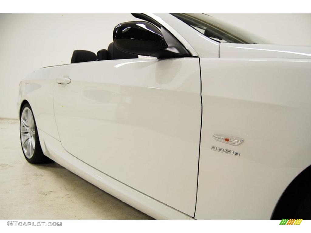 2011 3 Series 335is Convertible - Alpine White / Black photo #4