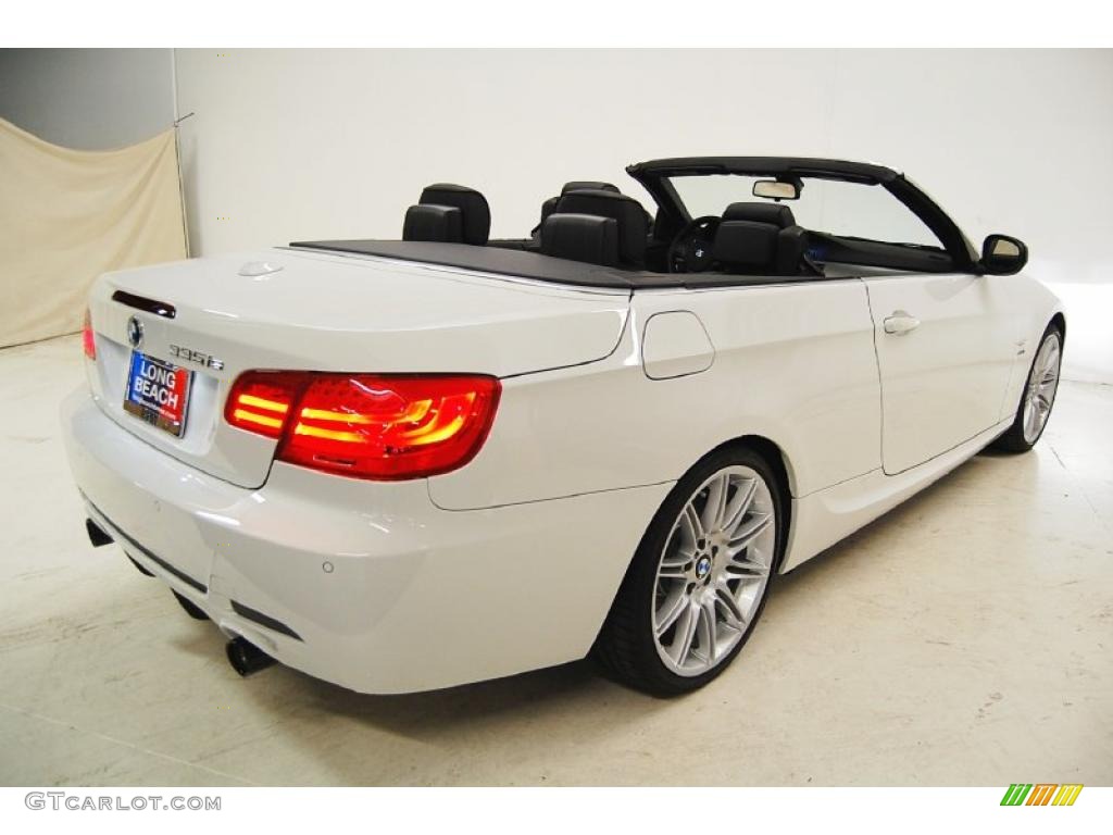 2011 3 Series 335is Convertible - Alpine White / Black photo #6