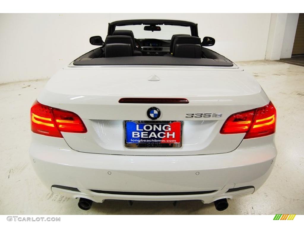 2011 3 Series 335is Convertible - Alpine White / Black photo #7