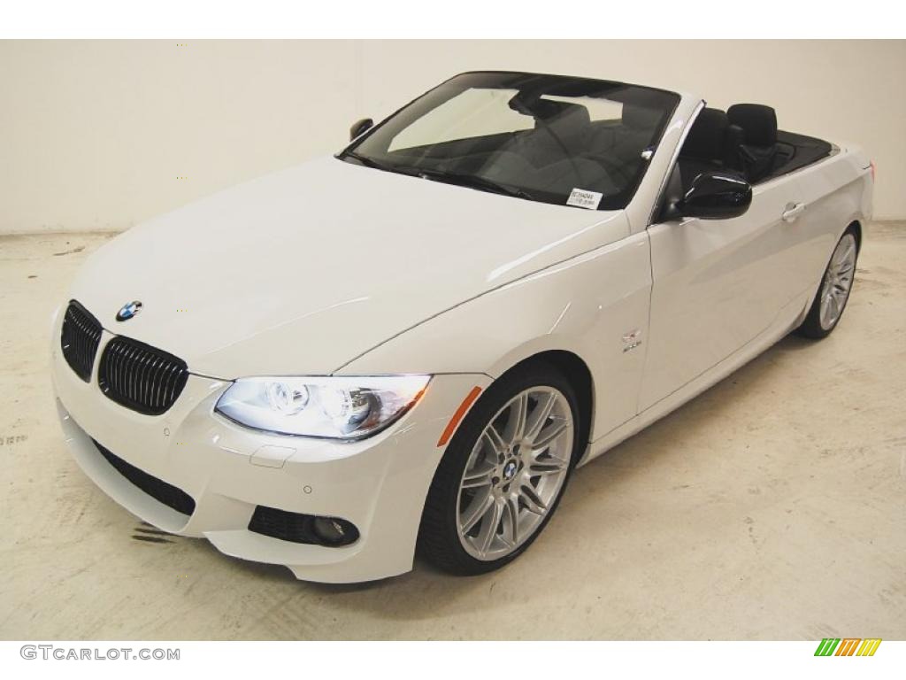 2011 3 Series 335is Convertible - Alpine White / Black photo #9