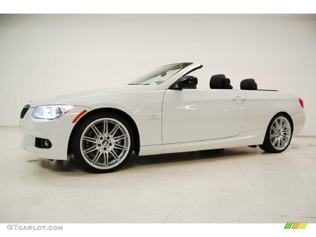 2011 3 Series 335is Convertible - Alpine White / Black photo #10
