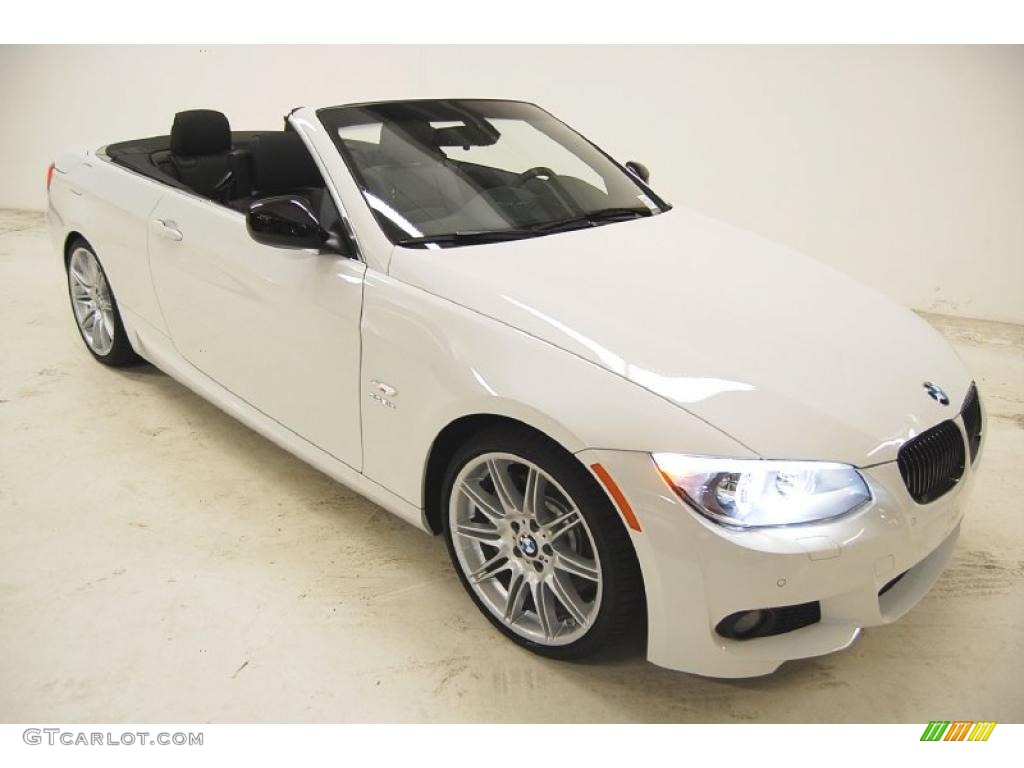 2011 3 Series 335is Convertible - Alpine White / Black photo #30